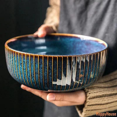 【現貨】+日式陶瓷吃飯碗具家用泡麵碗盤子家用創意餐具大湯碗飯碗碟盤套裝