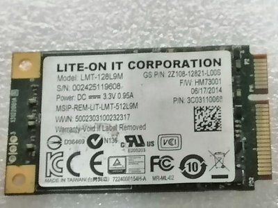 (現貨實拍) LITEON 128GB  MSATA SSD  固態硬碟  實物拍攝