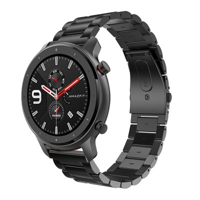 20mm 22mm金屬錶帶 華米手錶錶帶 Amazfit GTR智能手錶 42mm 47mm 不銹鋼錶帶-現貨上新912