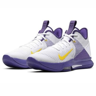 現貨+代購 - Nike Lebron Witness IV EP 白紫 湖人 籃球鞋 CD0188-100