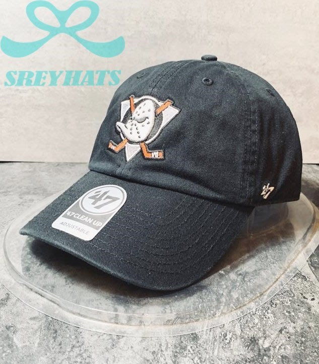 [SREY帽屋]預購＊47 BRAND CLEAN UP NHL 冰球安那罕巨鴨經典