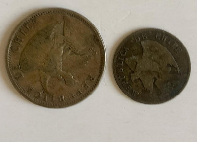 智利銀幣1921 1908