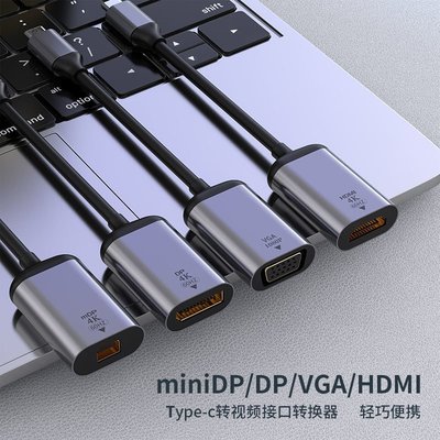 【熱賣精選】分創者type-c轉DP/VGA/HDMI/MINI dp母頭擴展塢華為手機同屏投影