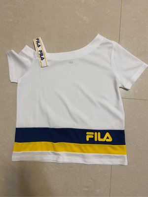 （二手近全新）運動品牌FILA女童短袖運動上衣