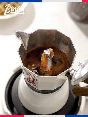 Bincoo家用意式摩卡壺咖啡壺萃取濃縮手沖咖啡壺套裝小型煮咖啡機熱心小賣家