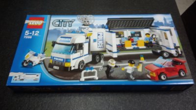 [二手]樂高, Lego 7288 Mobile Police Unit 警察機動部隊 警車 摩托車