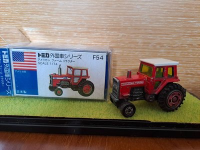 ☻TOMICA古董車☻日本購回絕版現貨 1980『藍盒F54』AMERICAN FARM TRACTOR 【日本製】