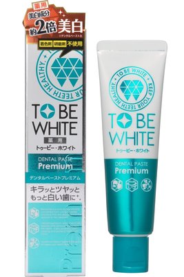 Bz Store 日本 TO BE WHITE 牙齒亮白牙膏 加強版 口臭預防 60g Kevin老師推薦