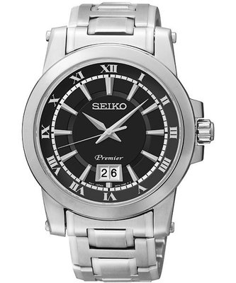 【emma's watch】SEIKO Premier 大視窗時尚腕錶(SUR015J1 )6N76-00B0D