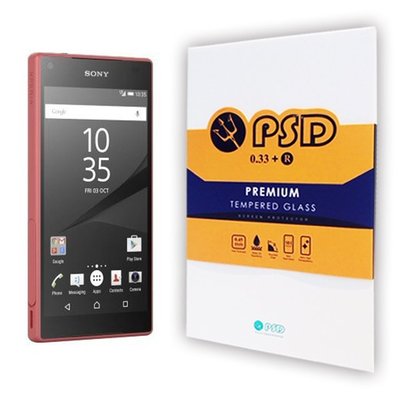 【蘆洲IN7】PSD Sony Xperia Z5 compact 9H 0.33m鋼化玻璃保護貼 代貼 包膜 手機維修