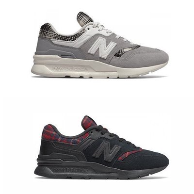 【正品】ISNEAKERS NEW BALANCE CW997 NB997 麂皮 格紋灰 格紋黑 兩色 女鞋