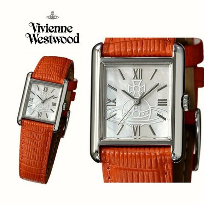 Vivienne Westwood►(銀鎳色×橘褐色) 手錶 中性錶｜100%全新正品｜日本限定!