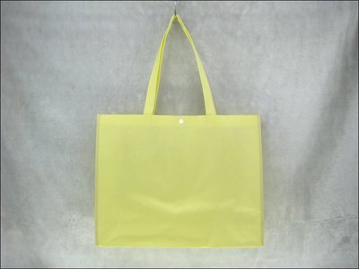 環保購物袋-不織布環保袋(45*35*13)-BAG-025 素面無印刷(米色*100只)