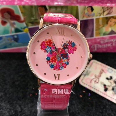 [時間達人] 迪士尼兒童錶 Disney授權 台灣製造 米奇米妮造型錶 超薄玫瑰金經典米奇手錶