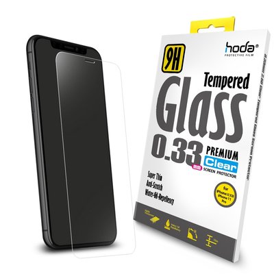 【免運費】 hoda【iPhone 11 Pro / X / Xs 5.8吋】全透明高透光9H鋼化玻璃保護貼