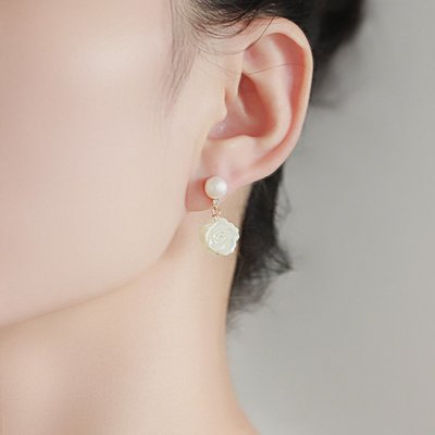 【Lydia代購】Les Nereides 珍珠耳環輕奢小眾設計原創時尚優雅氣質925銀耳釘