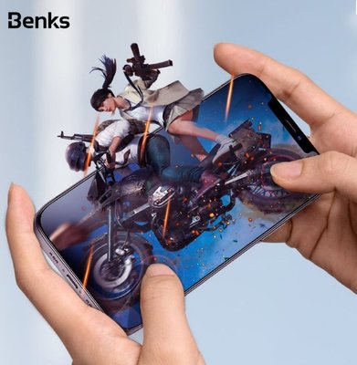 優惠 Benks iPhone12 Pro /12 Max 6.1吋 KR-Pro 抗藍光全覆蓋玻璃保護貼 抗藍光玻璃