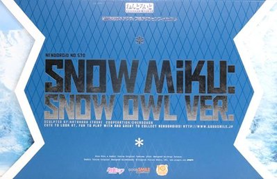 日本正版 GSC 黏土人 初音未來 雪初音 Snow Owl Ver. 滑雪板 WF2016冬 可動 公仔 日本代購