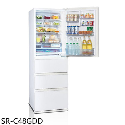 《可議價》聲寶【SR-C48GDD】480公升四門變頻冰箱(含標準安裝)(7-11商品卡1100元)