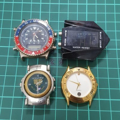 4入一標 錶殼 錶盤 龍頭 配件 零件 隨意賣 黑白賣 歡喜就好 B09 機械錶 潛水錶 水鬼錶 軍錶 男錶 女錶 中性錶