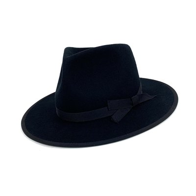 ☆Yango Wu☆ 紳士帽 大帽沿-平沿細皮帶款 7公分帽沿 編號:0270110