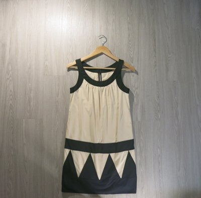 日本帶回 Grace continental（Diagram）拼接 連身裙 布 洋裝  29 女 1元 一元起標 無底價