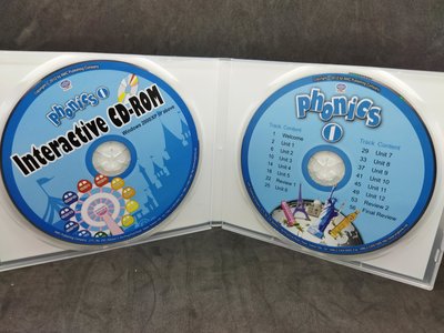 二手cd+cd-rom空中美語 phonics 1 interactive