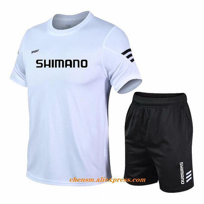 Shimano 2022 新款釣魚服男士釣魚 T 卹夏季短褲釣魚衣戶外運動服衣服釣魚服