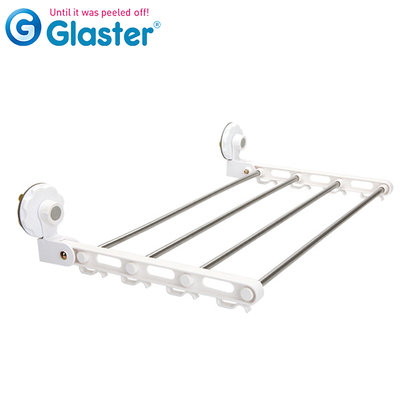 【UP101】【Glaster】韓國無痕氣密式可折疊毛巾架(GS-15)