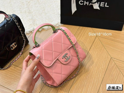【二手包包】牛皮Chanel新品牛皮質地時裝休閑 不挑衣服尺寸1816cmNO135087