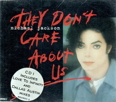 Michael Jackson 麥可傑克森 They Don't Care About Us 單曲 歐版 再生工場02
