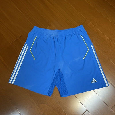 （全新NG品含吊 Size 2XL) Adidas 水藍色短褲（R3)