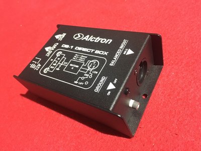 Passive Direct Box 不用電池的DI Alctron DB-1 燈光音響延長訊號使用 6.3轉Canon
