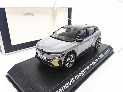汽車模型 車模 收藏模型諾威爾 1/18 雷諾 Megane e-tech 100% electric