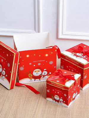 圣誕節裝飾品圣誕禮物盒平安果包裝盒平安夜蘋果禮盒樹下禮品堆頭熱心小賣家