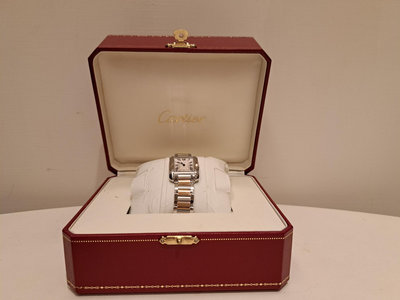 Cartier女腕錶Tank Anglaise 3485 18K Yellow gold編號W5310019