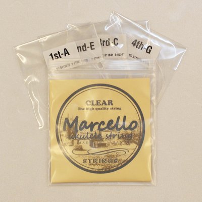 日本 Marcello standard 21吋 烏克麗麗弦 透明 原廠包裝非散弦 CS 烏克麗麗琴弦 氟碳纖弦