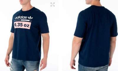 台北現貨 真品驗證 全新含牌 ADIDAS ORIGINALS Kaval Tee Navy 藍粉 T-shirt 男