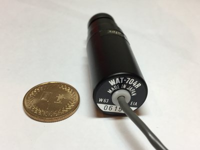 日本原裝進口WATEC WAT-704R工業用監控攝影鏡頭(黑白)。日製MADE IN JAPAN小型、微型攝影機。