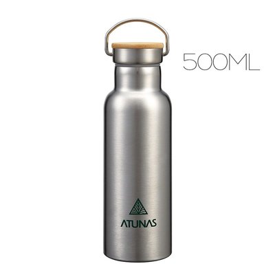 ATUNAS不鏽鋼運動真空保溫瓶500ml(保冰杯/304真空保溫壺/歐都納)