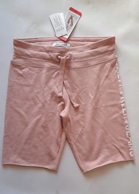 美國正品[CALVIN KLEIN JEANS]全新女粉色休閒短褲(編號0793)~L,M