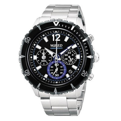 「官方授權」WIRED 限量三眼計時腕錶 (AU2137X1)