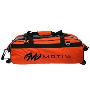美國進口全新現貨 Motiv Ballistix競賽型三球袋簡易拉式背式手提球袋 橘色
