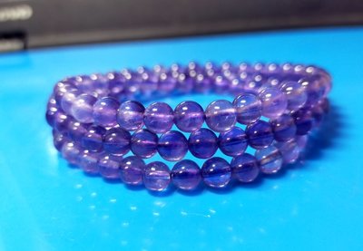 清透紫水晶-項鍊-繞三圈手鍊/手珠 ................A3紫水晶手排