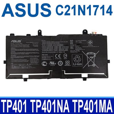 ASUS C21N1714 2芯 原廠電池 TP401CA TP401MA J401CA J401MA J401NA