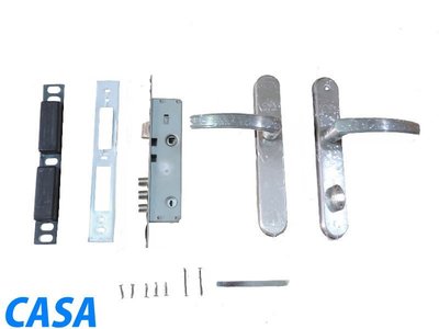 CASA 902-1 守門員 三合一通風門鎖 兩片式 (無鑰匙) 連體鎖 一段式連體鎖 水平鎖 門鎖 板手 裝潢家