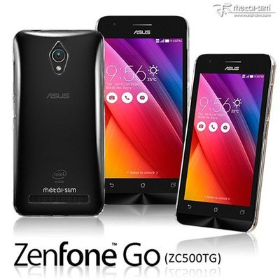 【蘆洲IN7】Metal-Slim ASUS ZenFone Go (ZC500TG) 防刮透明晶透保護殼