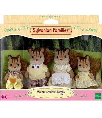 （預購）SYLVANIAN FAMILIES Walnut Squirrel family 松鼠家族