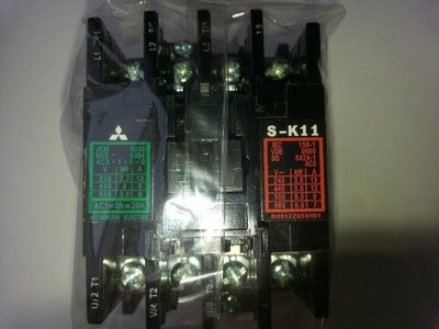三菱 MITSUBISHI 電磁接觸器 S-K11/S-K10(3HP) 220v/110v