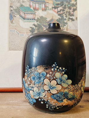 日本花瓶 花器 日本漆器